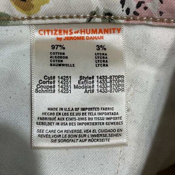 Citizens of Humanity Mandy High Waist Slim Roll Up Jeans Size 27 - Picture 12 of 12